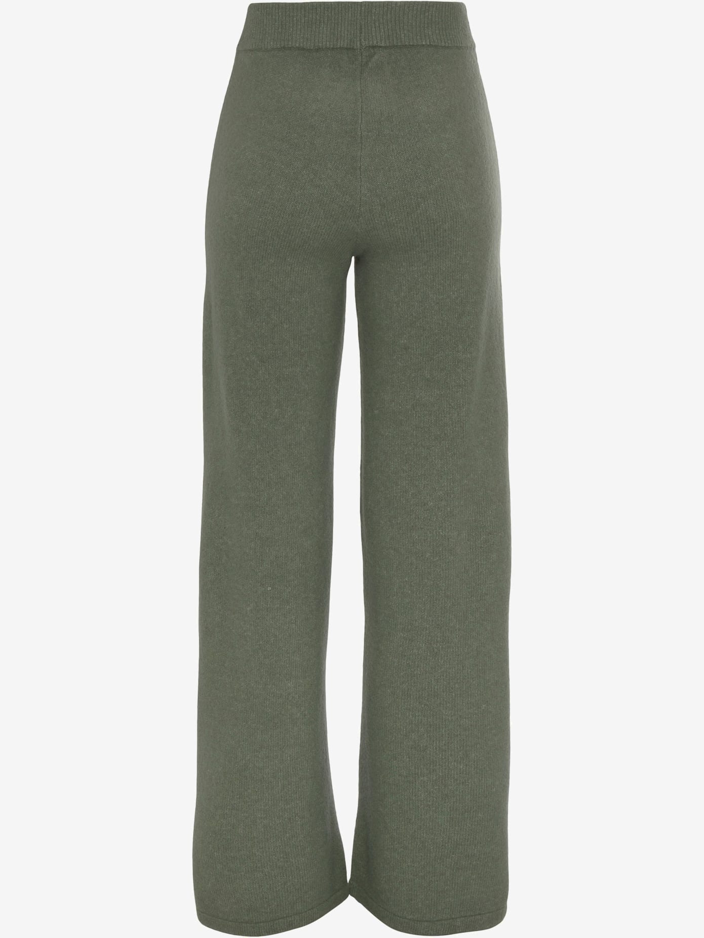 Pantalon en tricot avec jambes larges