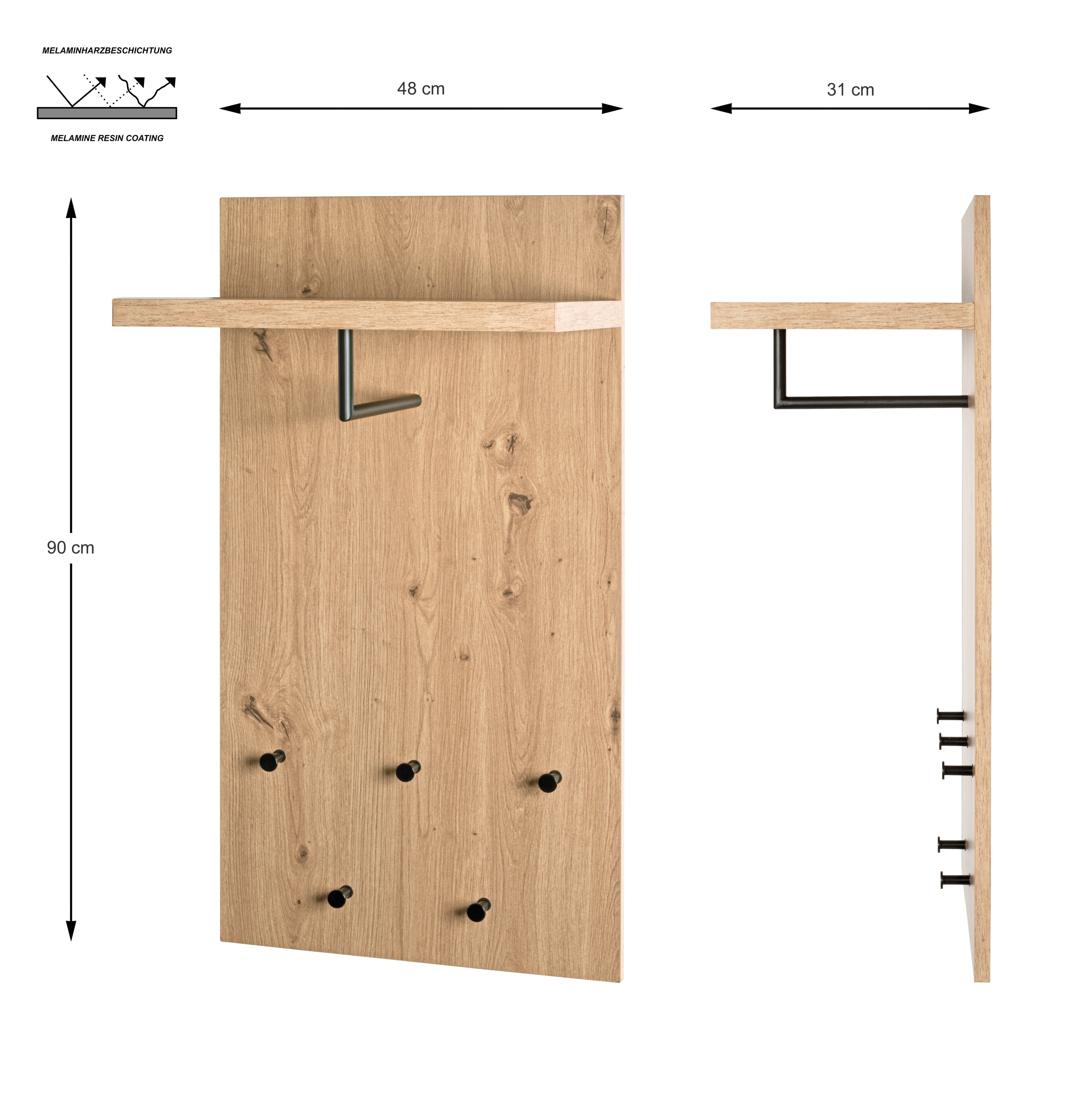 Wandgarderobe