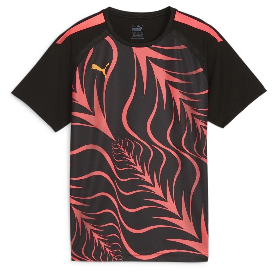 PUMA Maillot d'Entraînement individualLIGA Graphic - Noir/Crépuscule/Sun Stream Enfant