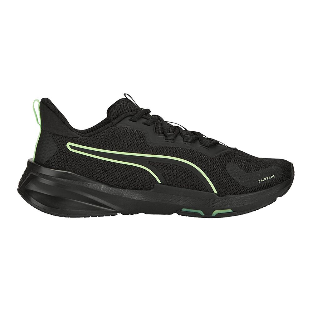 Puma PWRFRAME - Chaussures Training Homme puma black/fizzy lime