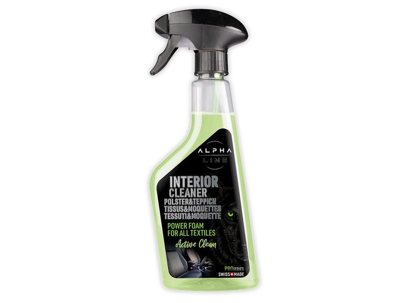 Alpha Line Interior Cleaner Textile, Plastic&Alcantara, Tri Swiss Made, für alle Textilien und Kunststoffe