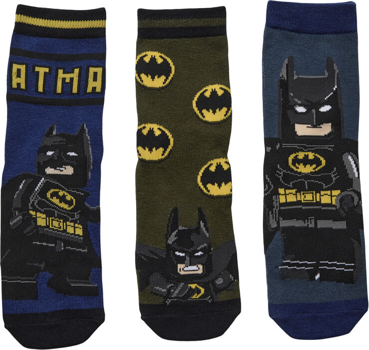 LEGO kidswear-LEGO børnetøj LWARIS 605 - 3-PACK SOCKS Dark khaki