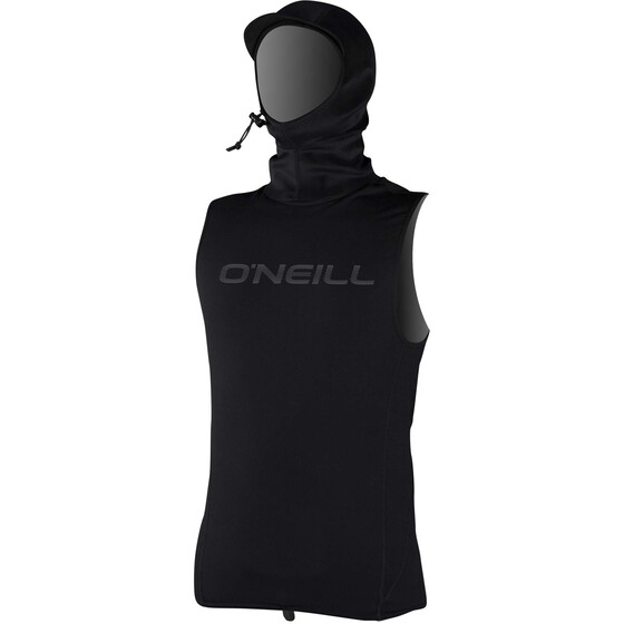 O'Neill Wetsuits Thermo-X Vest w/Neo Hood Black Mens FA22