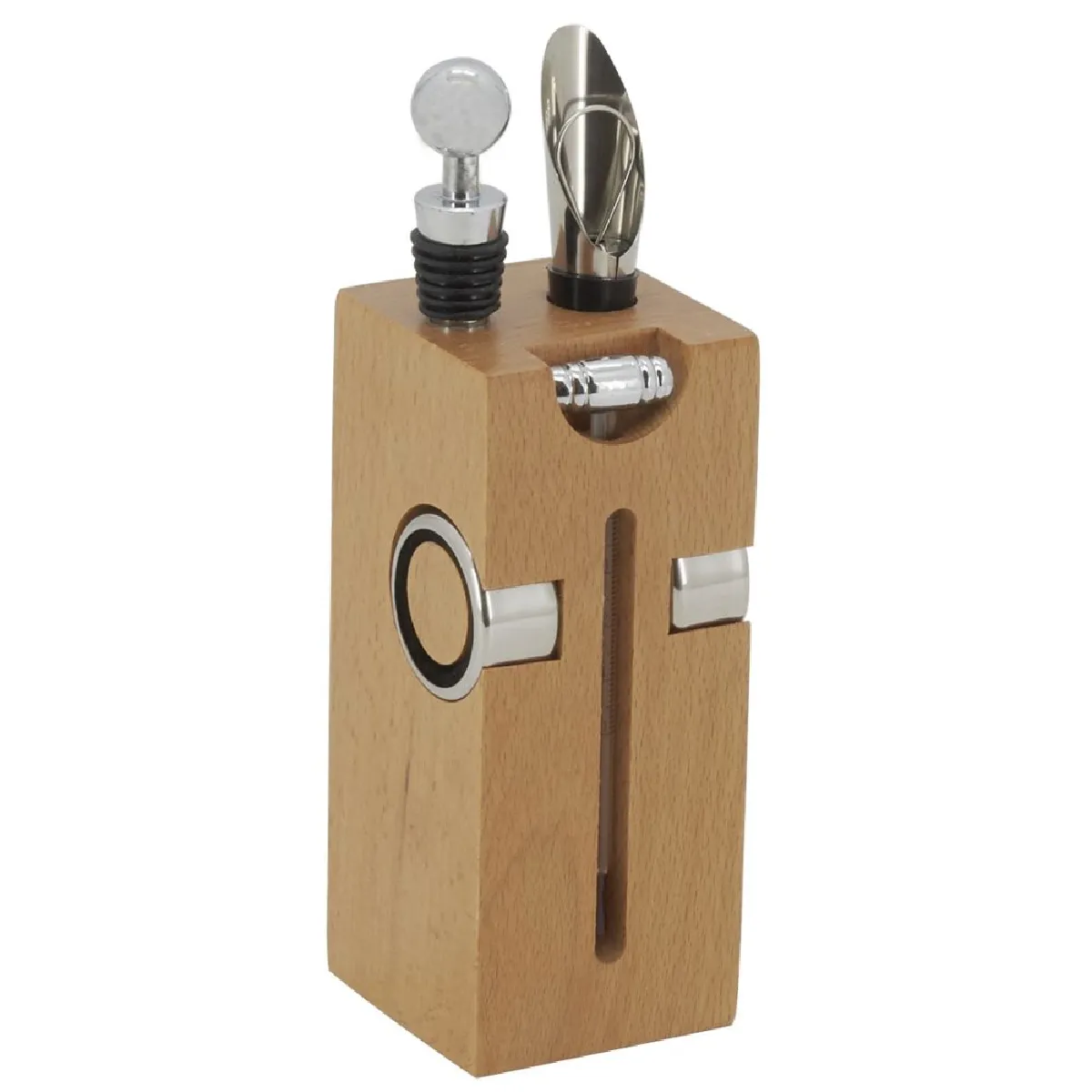 AUBRY GASPARD Coffret accessoire vin - 6 pièces