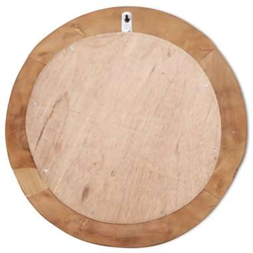vidaXL - Spiegel - Bruin - Teakhout - 60 cm