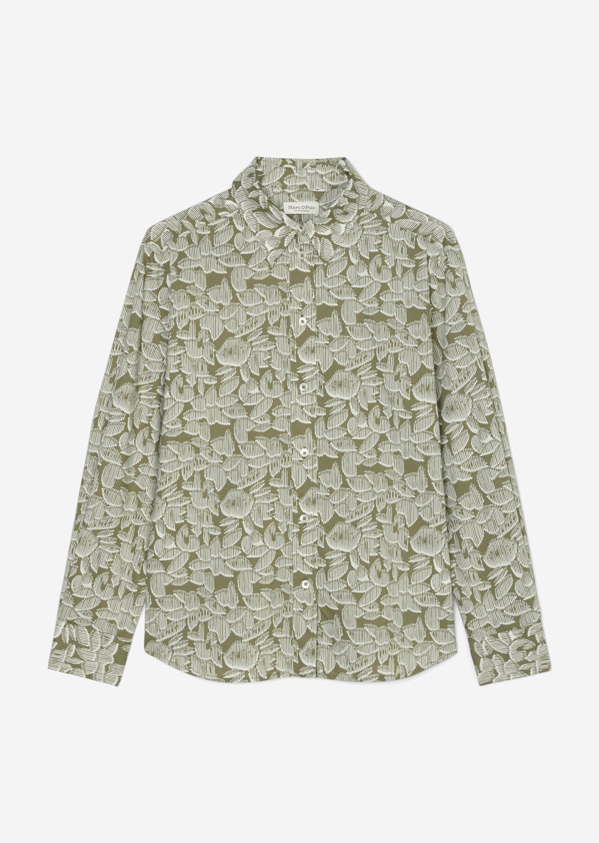 Bluse A-Shape aus Papertouch-Popeline