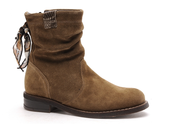 Goodstep boots bottine plates femme brunei 3507 marron
