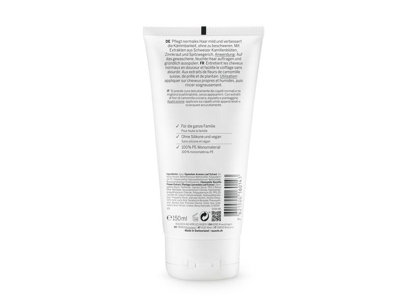 RAUSCH Haarspülung Schweizer Kräuter pflegend 150 ml1 Stück Pflegender Conditioner für gesundes, sofort entwirrtes Haar