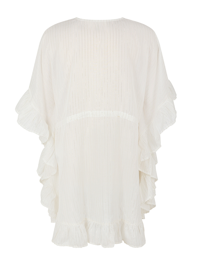 Poncho de plage lurex