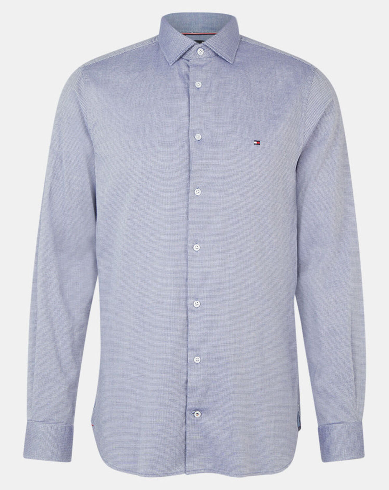 Tommy Hilfiger Chemise slim Dobby Flex bleue