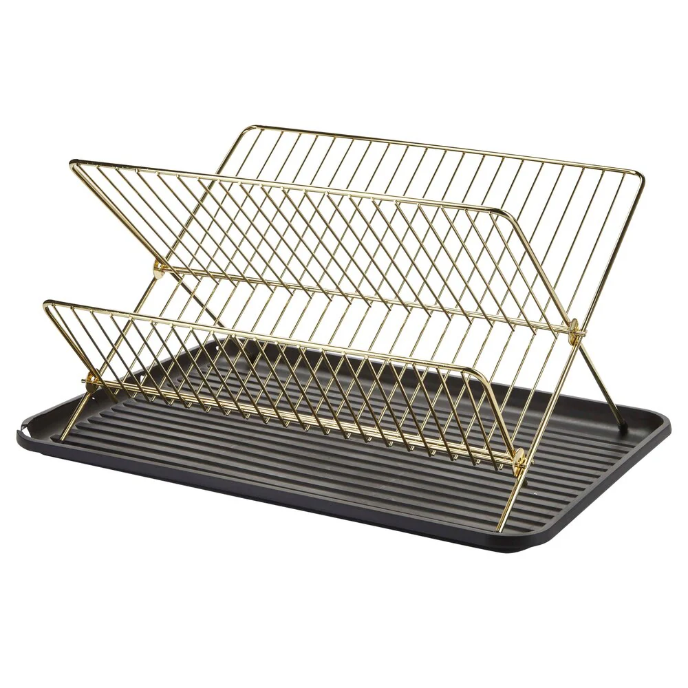Bahne Interior  Metal opvaskestativ - guldfarvet