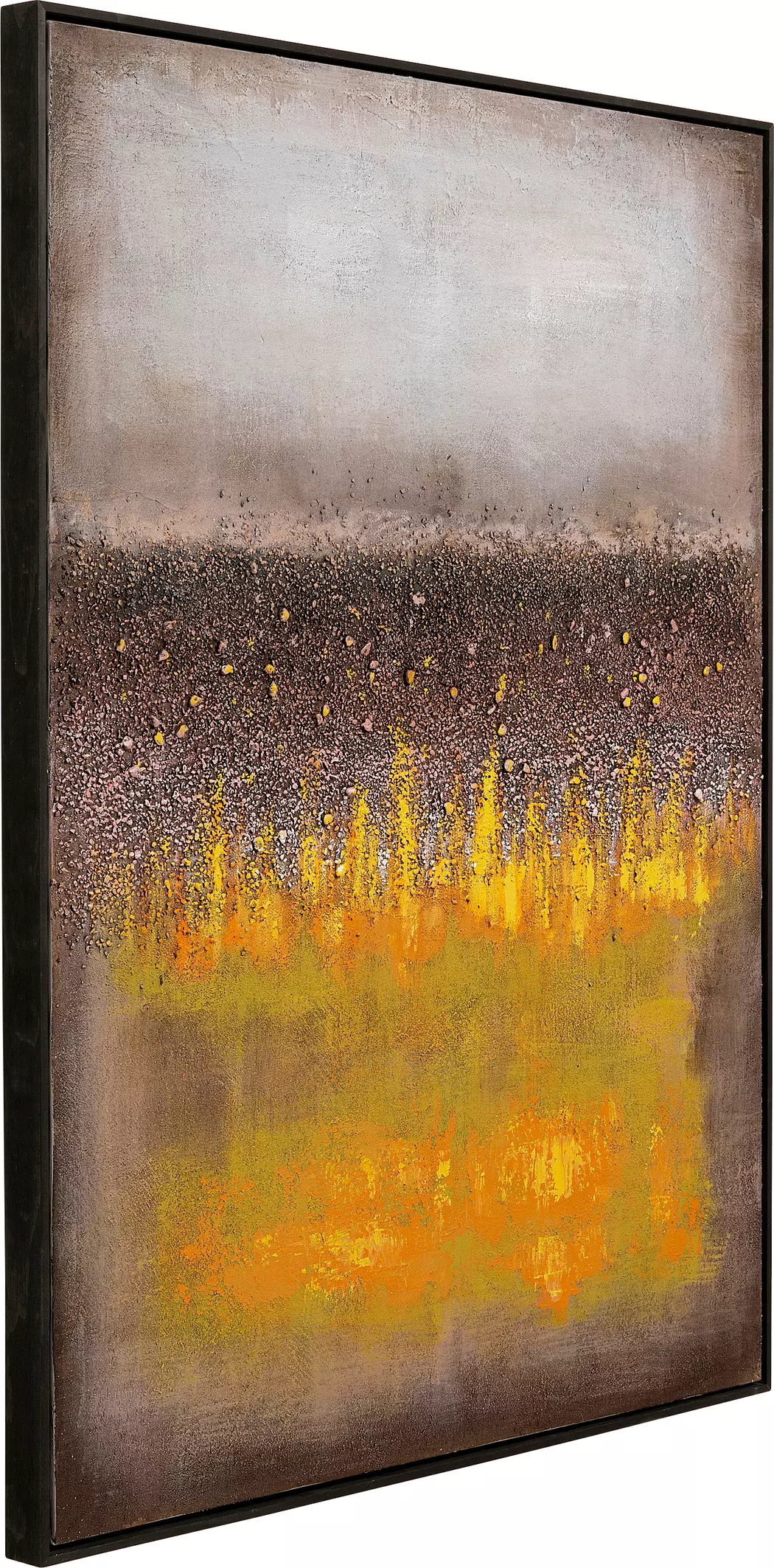 Wandbild 92 x 122 cm Vista Gelb 55801