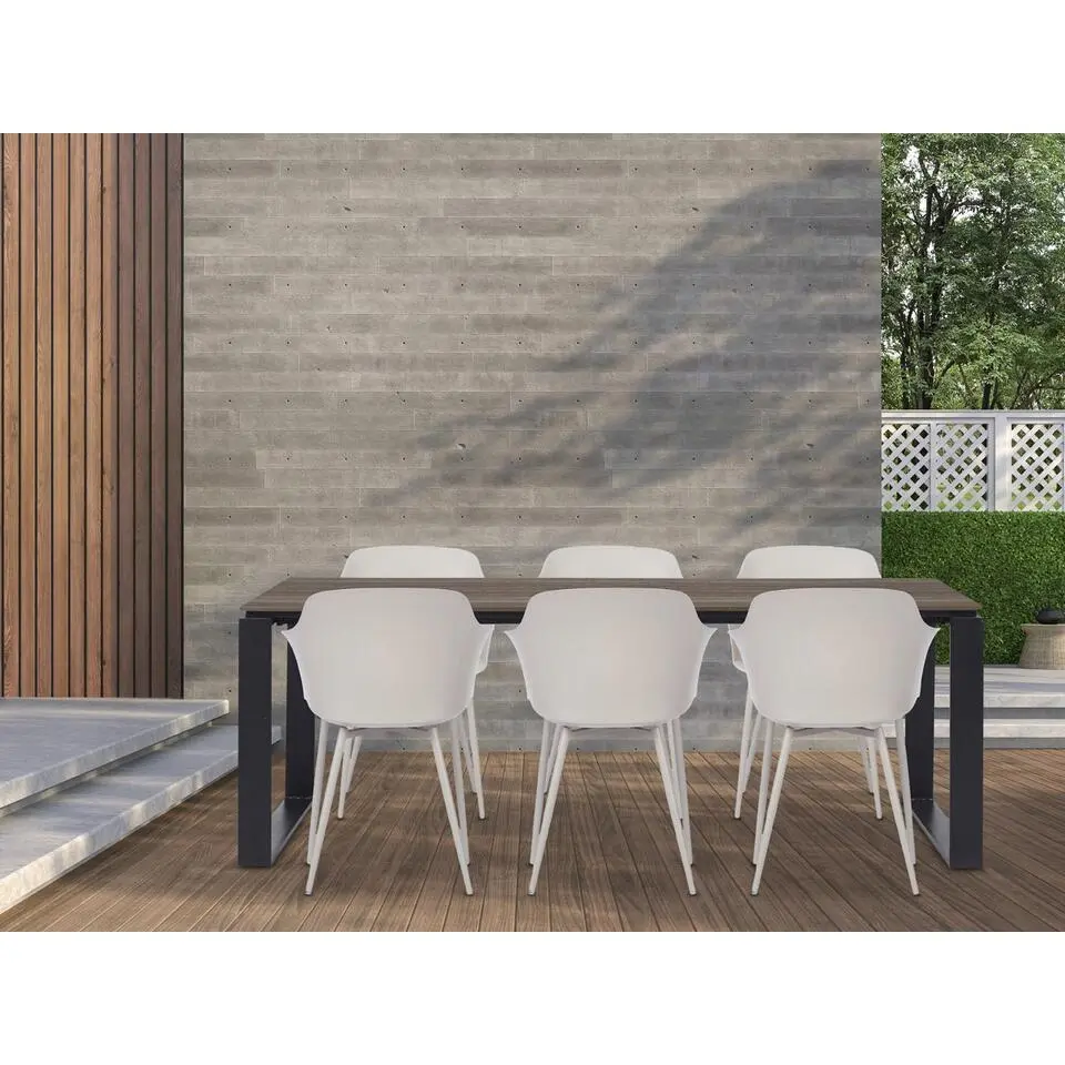 Lisomme Joris tuintafel bruin - 210 x 100 cm