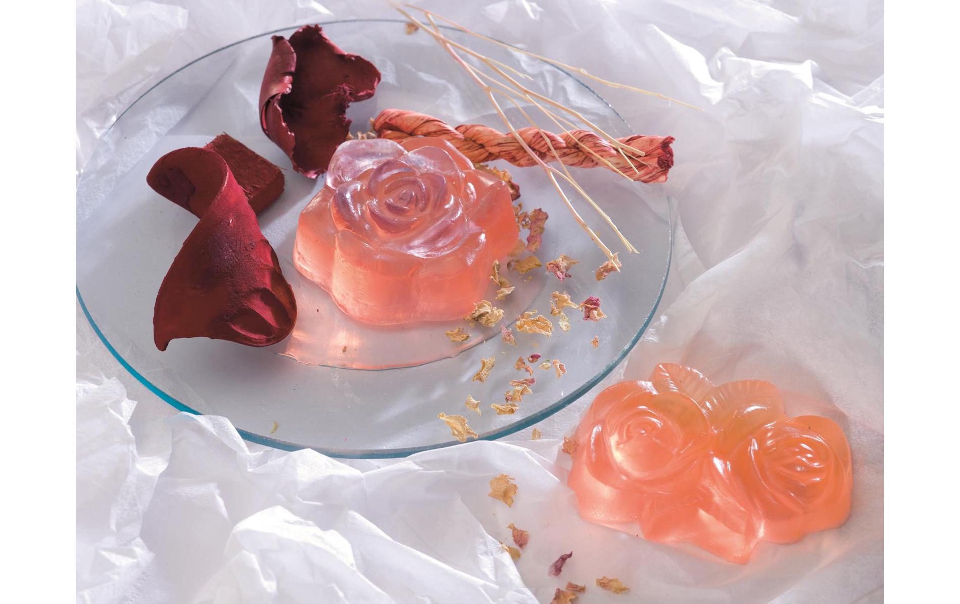 Giessform RoseSeife Giessform