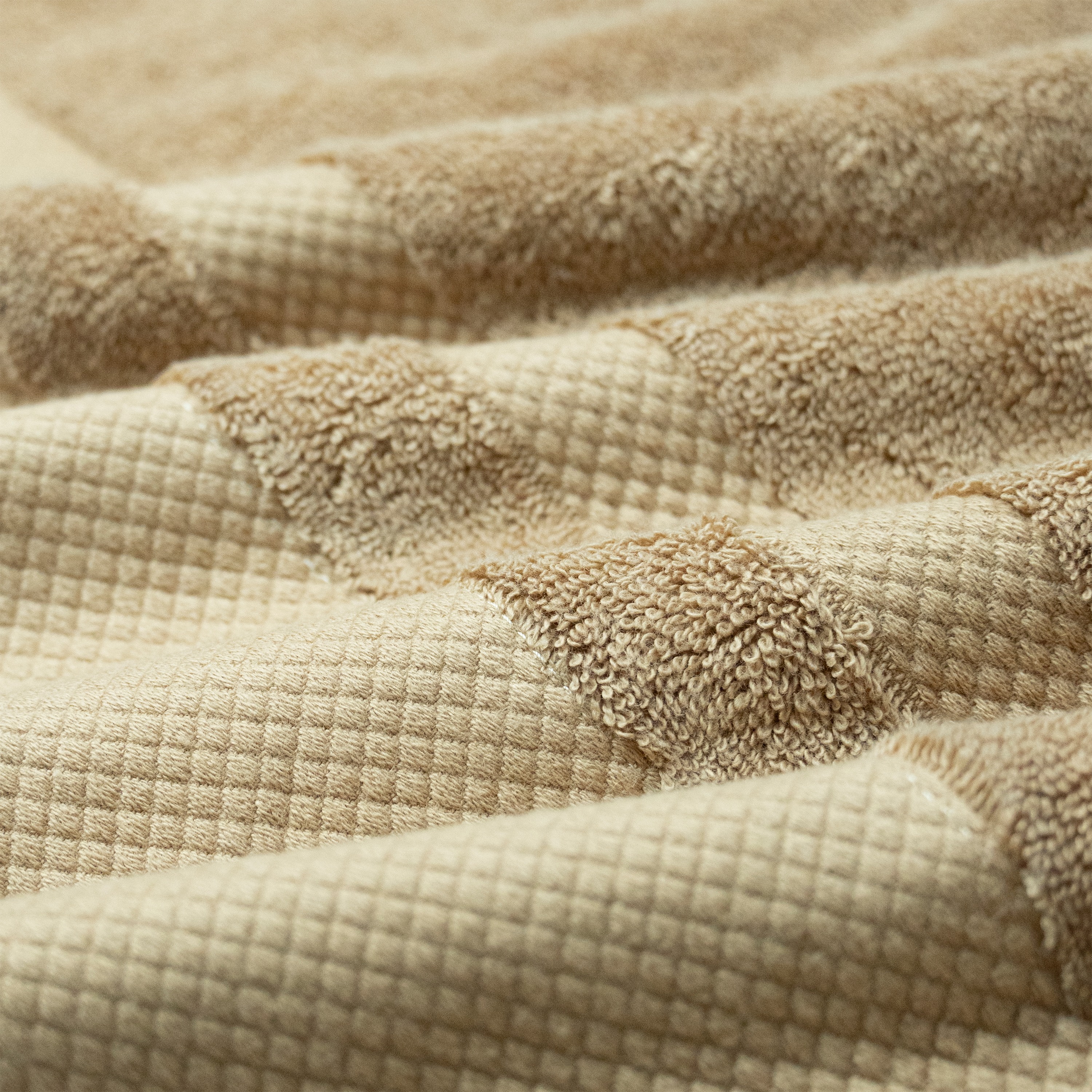 Duschtuch 70 x 140 cm 2er Set beige