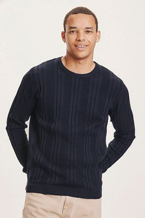 KnowledgeCotton Apparel Trui Donker Blauw 80654-1001 kopen