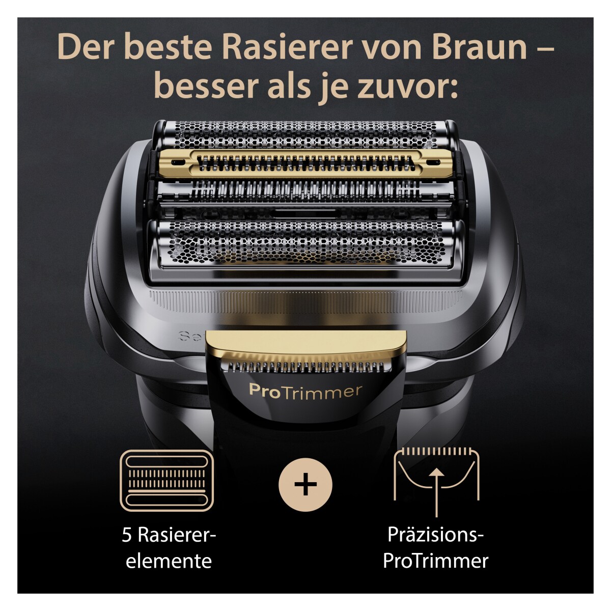 Braun Series 9 - 9560cc System wet&dry Herrenrasierer