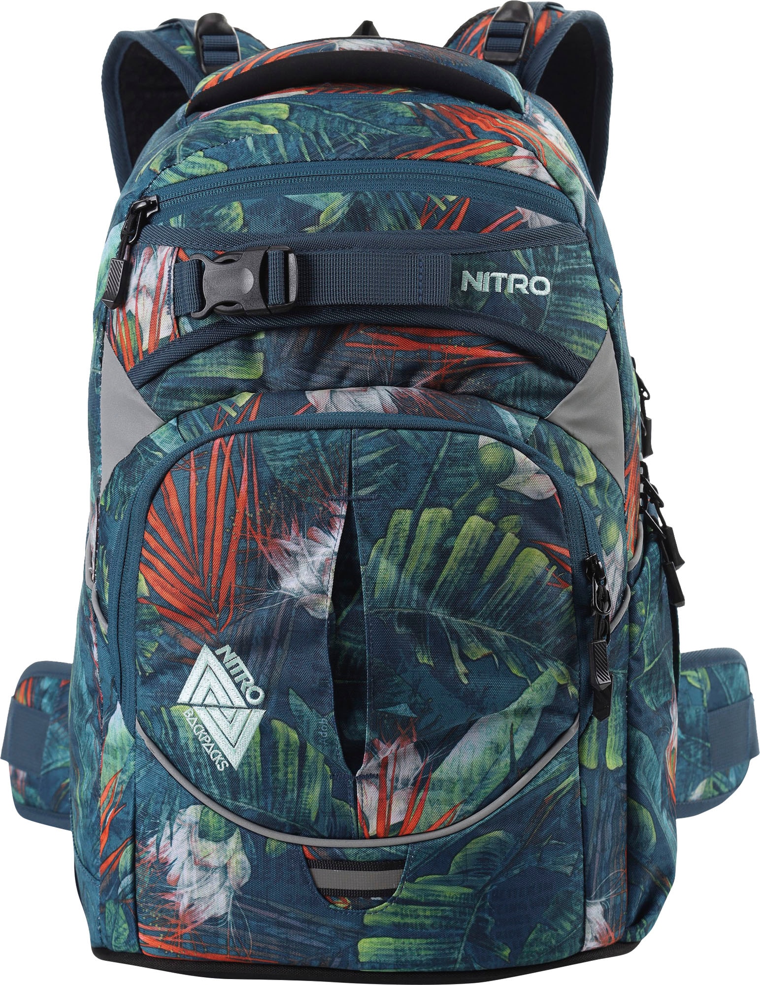 NITRO Schulrucksack »Superhero« Reflektoren Rucksack für Schule und Freizeit