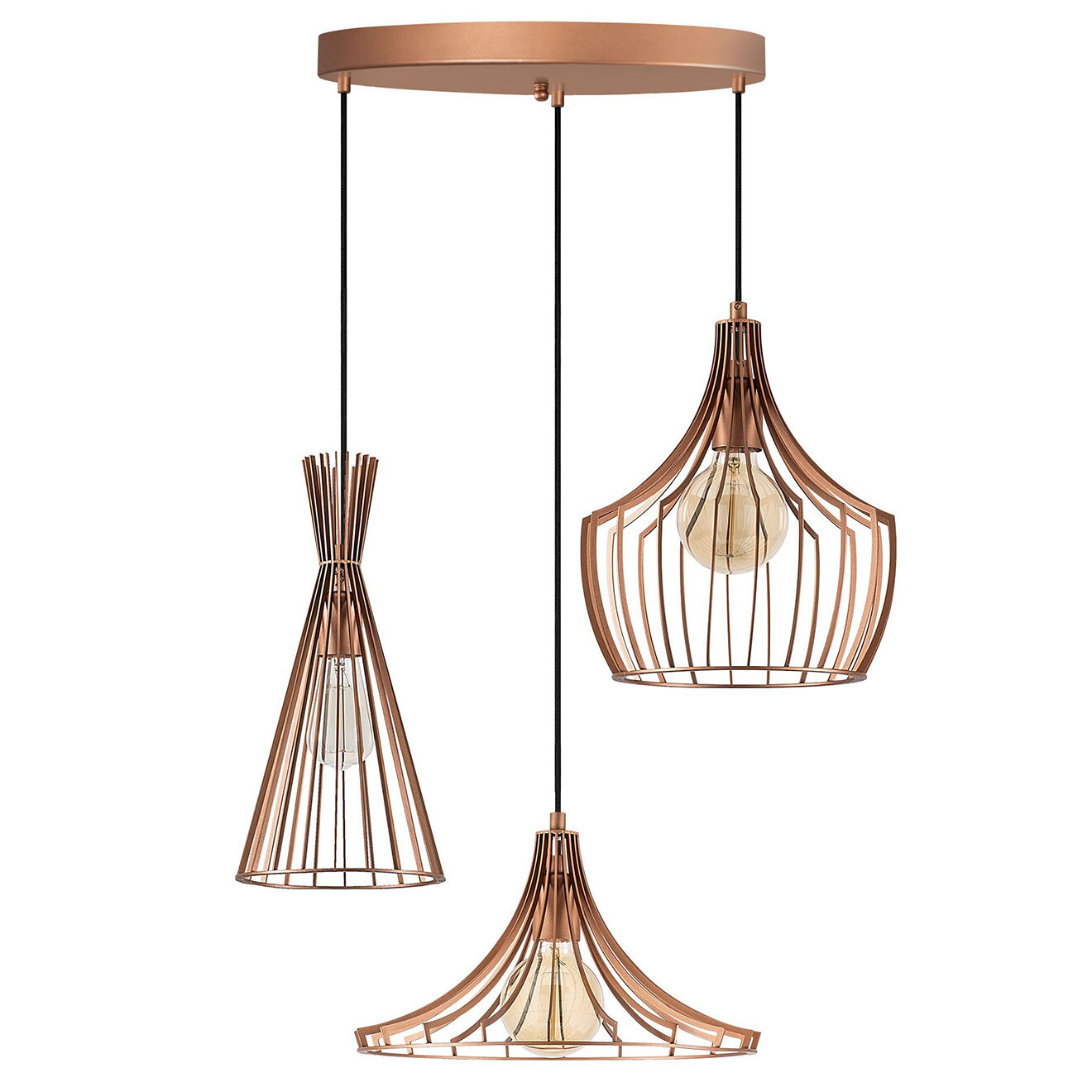 Opviq Suspension Mezopotamya  cuivre - D.110x122 cm