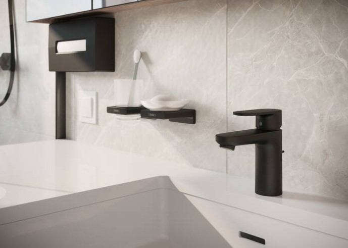 Hansgrohe AddStoris tandenborstelhouder zwart mat