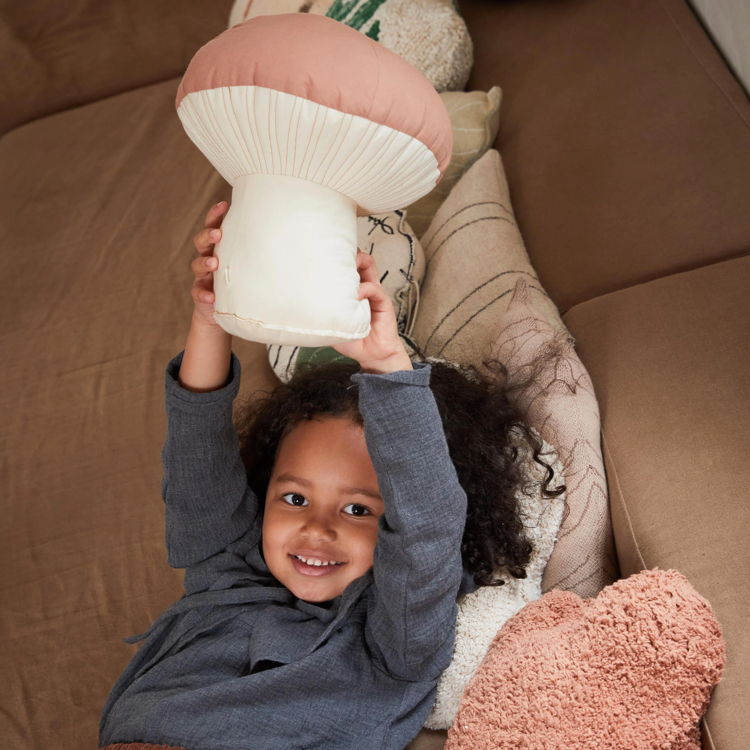 BOLETUS - Coussin en coton | Multicolore
