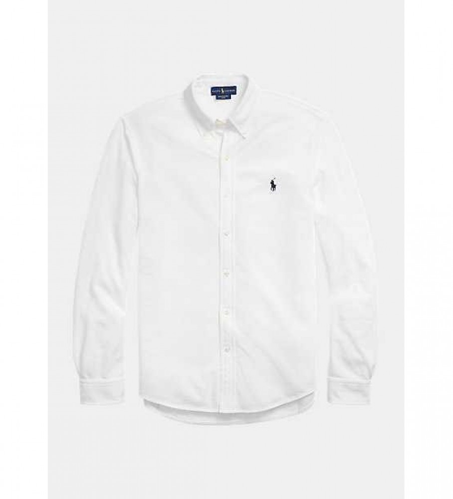 Camisa Ralph Lauren Ultralight Branca Piqué