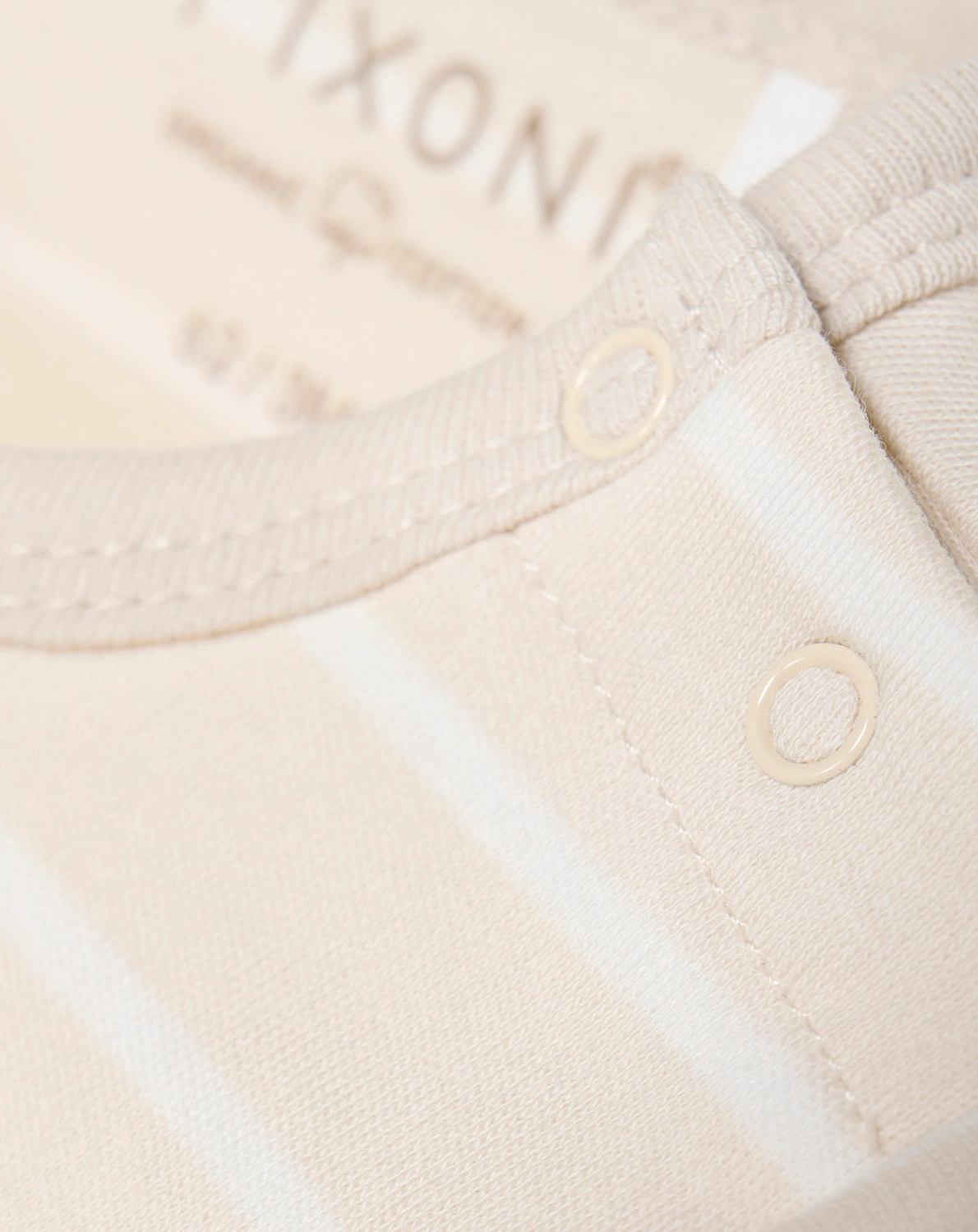 Langarm-Body YD STRIPE in oatmeal