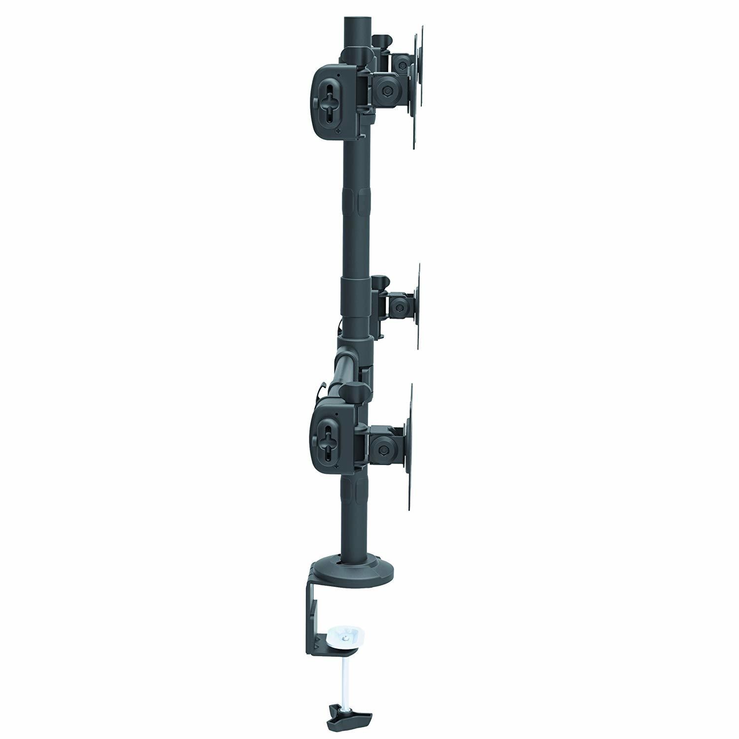 StarTech.com Support de bureau articulé pour quatre écrans - Acier robuste