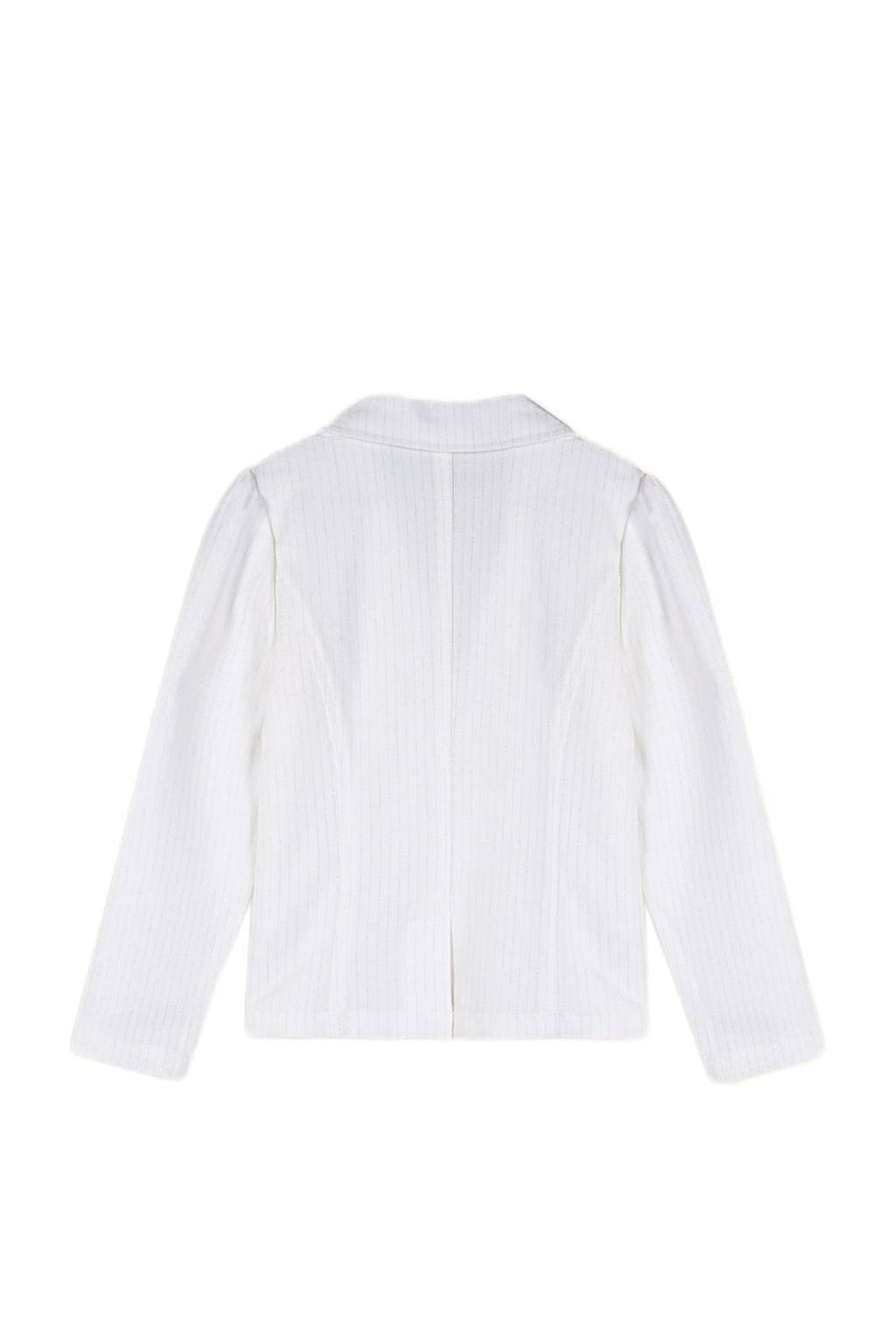 NONO blazer Dip met textuur wit