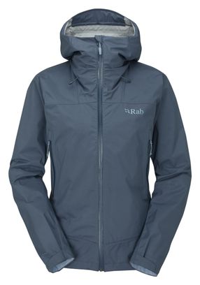 Veste Imperméable Femme Rab Downpour Plus 2.0 Bleu
