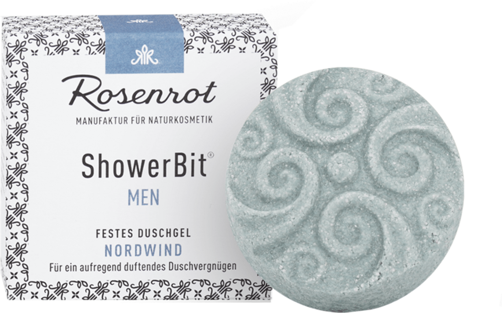 Rosenrot  ShowerBit® Duschgel MEN Nordwind, 55 g