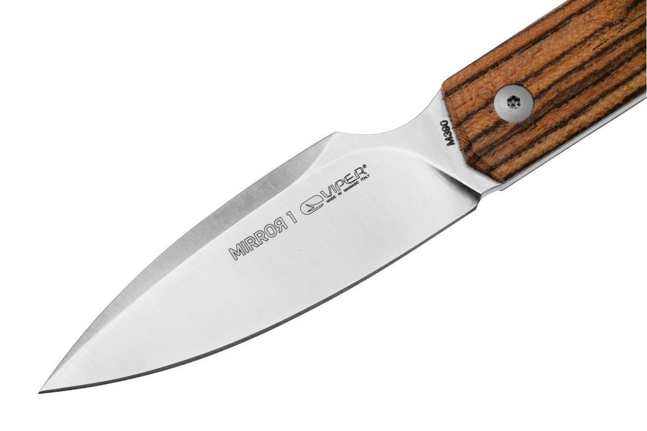 Viper Mirror 1 VT4058BC Böhler M390, Bocote Wood, vaststaand mes