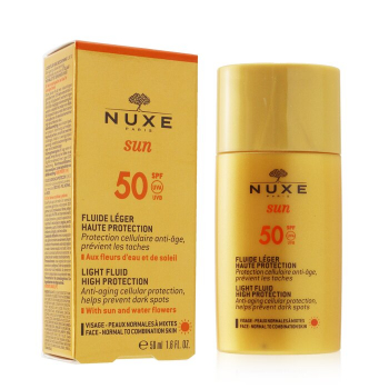 Nuxe Nuxe Sun Light Fluid For Face - Alta proteção SPF50 (para pele normal a mista) 50ml/1.6oz