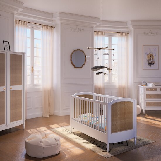 Hermione Lit bébé   Neige        60 x 120 cm   de               Théo