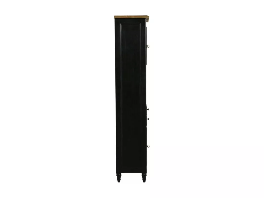Colonne de salle de bain Bois-MDF Noir - Manoir Interior's