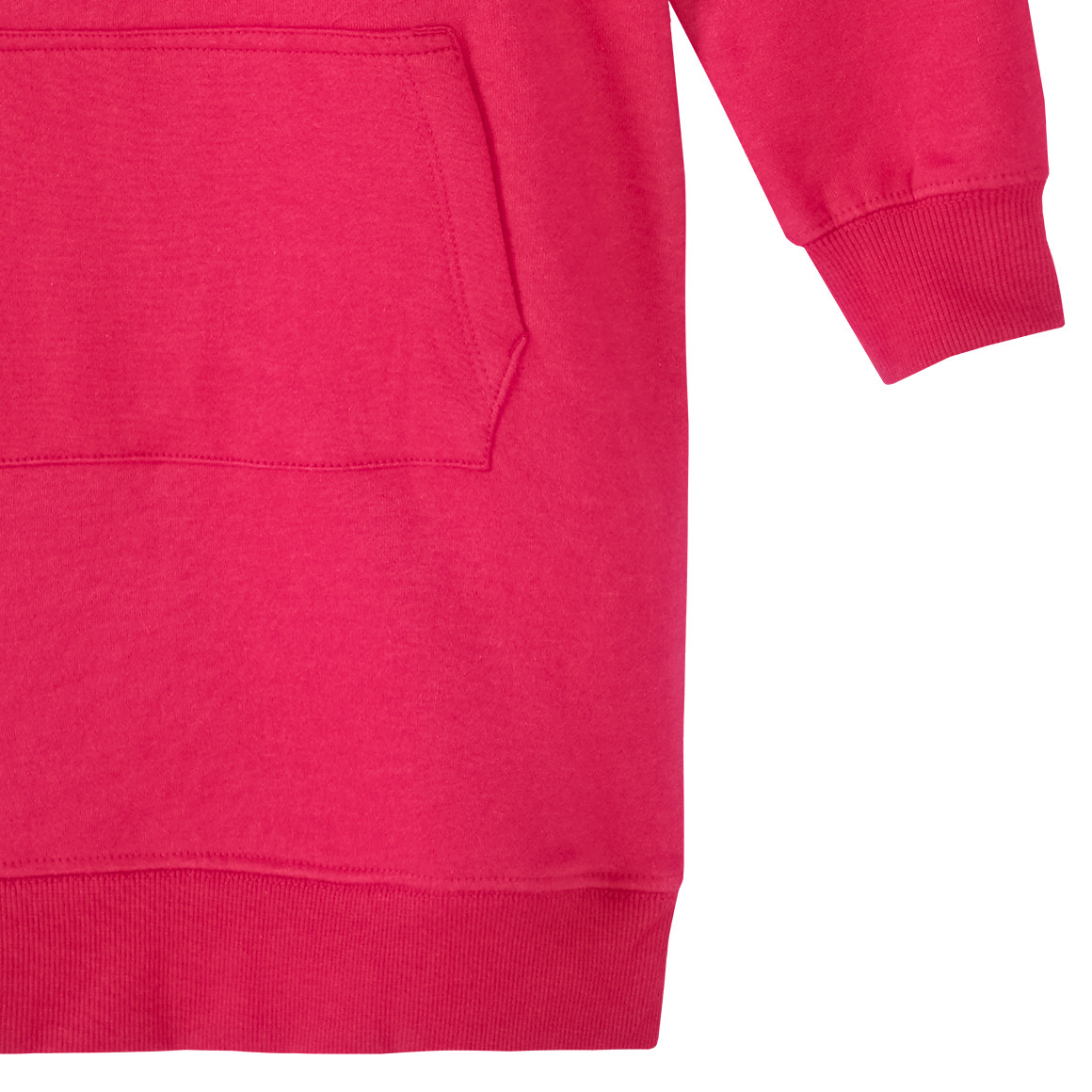 Yigga Mädchen Sweatkleid mit Pferde-Print pink