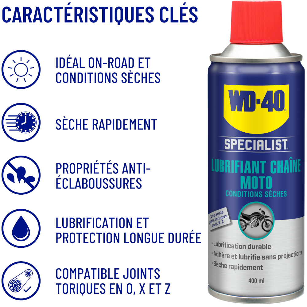 WD-40 - Lubrifiant chaîne 400 ml