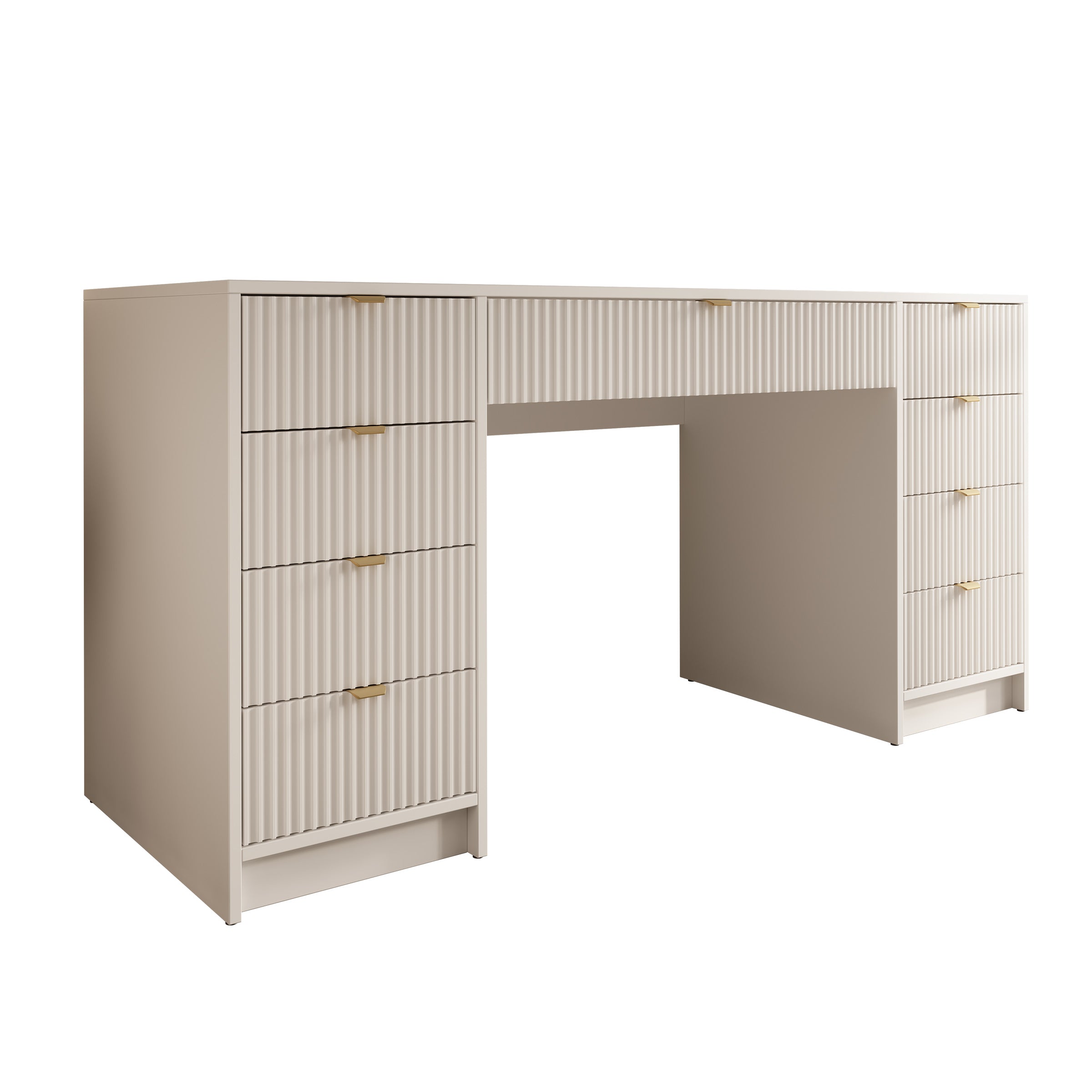 Tavares 2 - Kaptafel - Wit - 154x55x76 cm