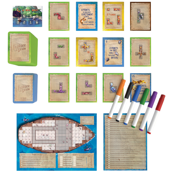 L'Ile des Chats : Explore and Draw