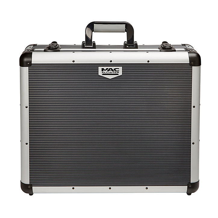 Mallette en aluminium Mac Allister avec mousse 50 cm