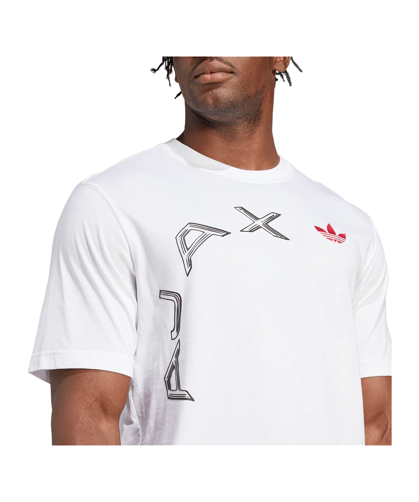 adidas Ajax Amsterdam GFX T-Shirt Weiss