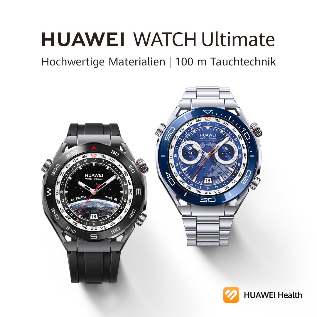 Huawei Watch Ultimate (Colombo-B29), Steel-color Zircon