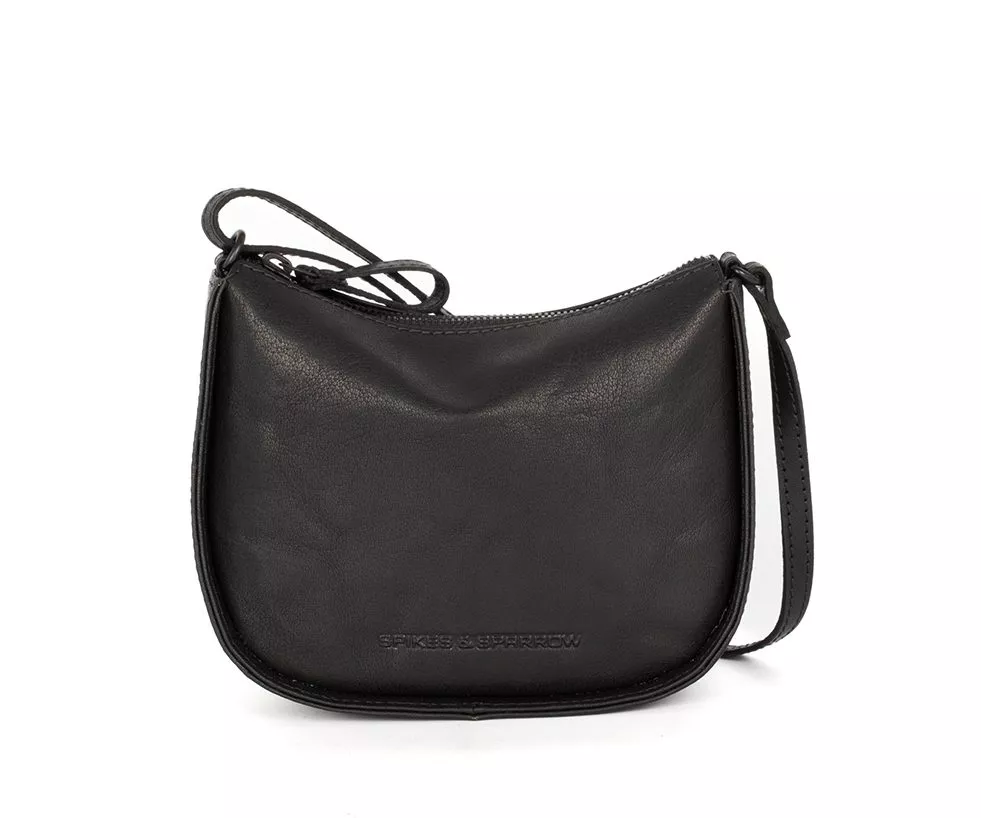 Spikes & Sparrow Emilie Crossbody Tas Black