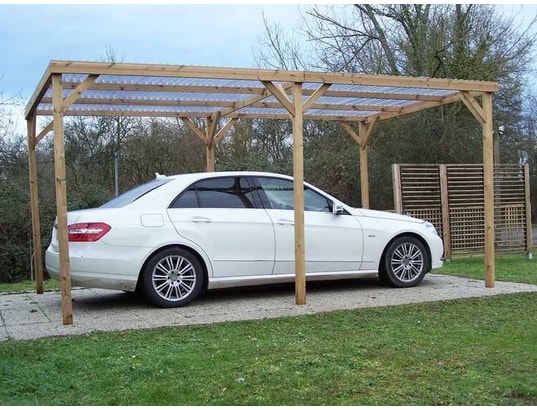 HABRITA - Pergola fabriquée en bois massif traité - dimensions 3,00x5...