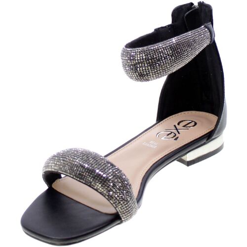 Exé Shoes - Sandalo Donna Nero Amelia-570 Negro