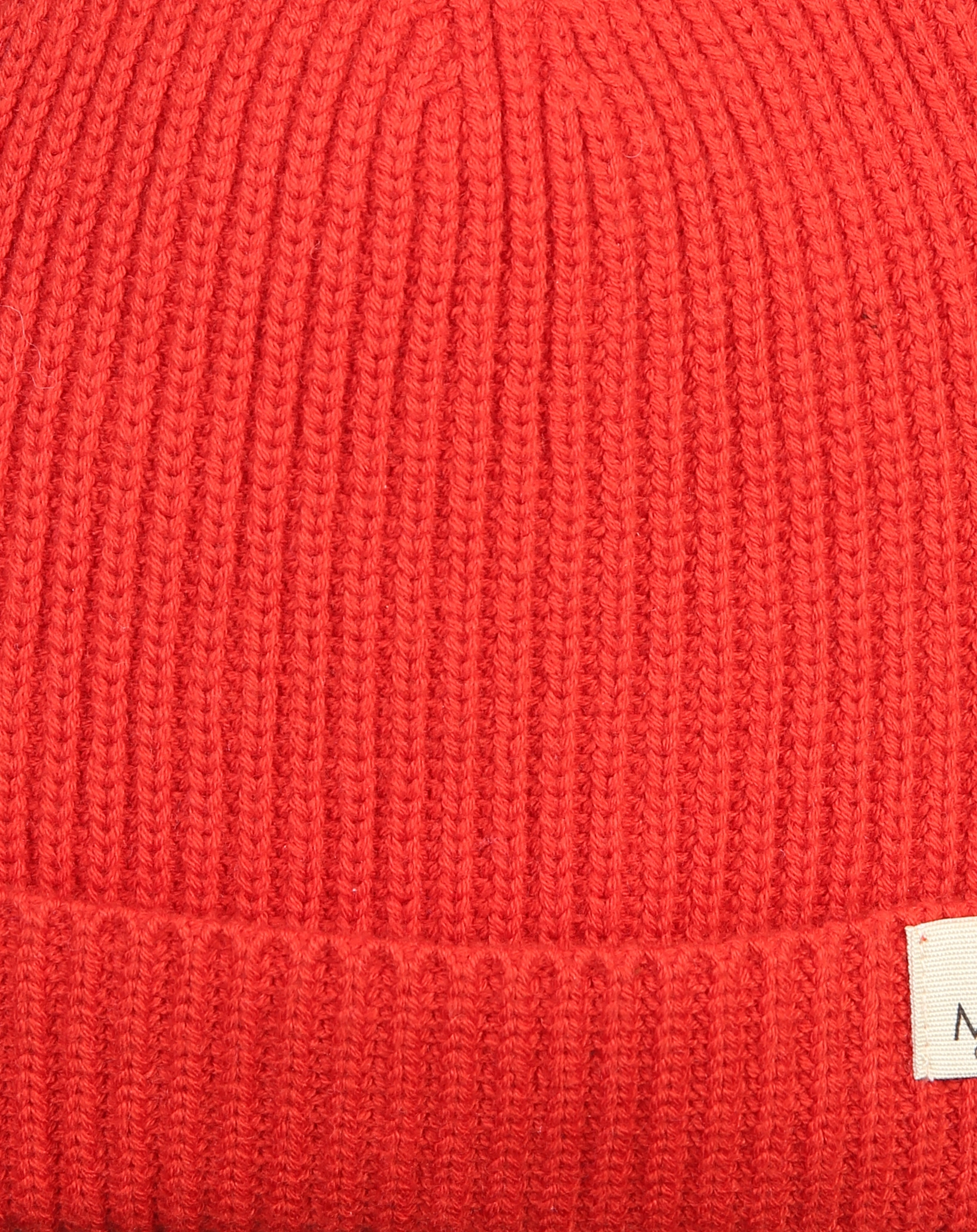 Strickmütze ATLAS mit Wolle in poppy