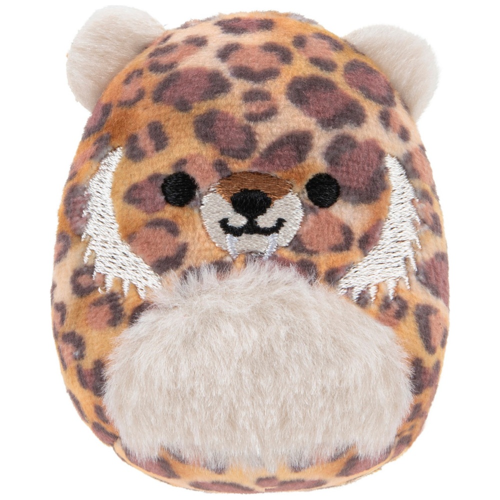 Squishville von Original Squishmallows, 5 cm, 4er-Pack – Prähistorisches Team Plüschtiere