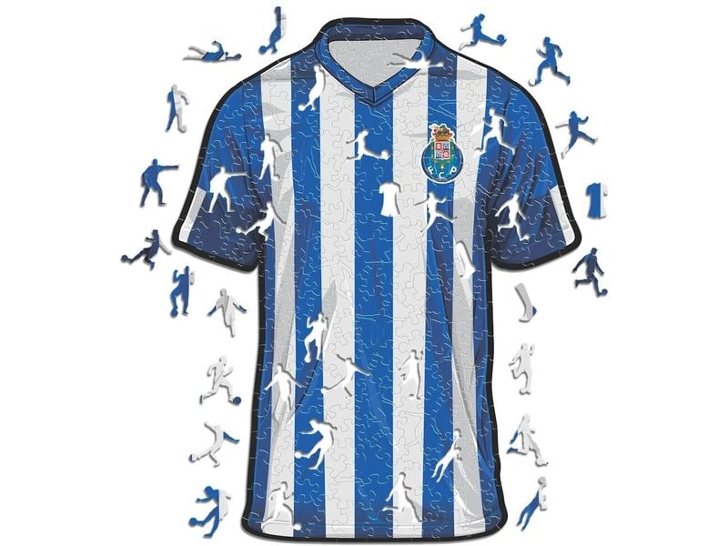 Iconic Puzzle FC Porto Trikot Offizielles FC Porto Holzpuzzle Grösse M