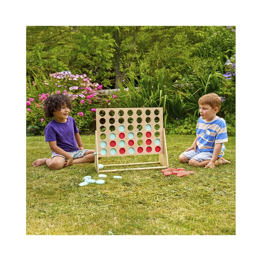 TP TOYS Holz riesiges 4-Gewinnt-Spiel