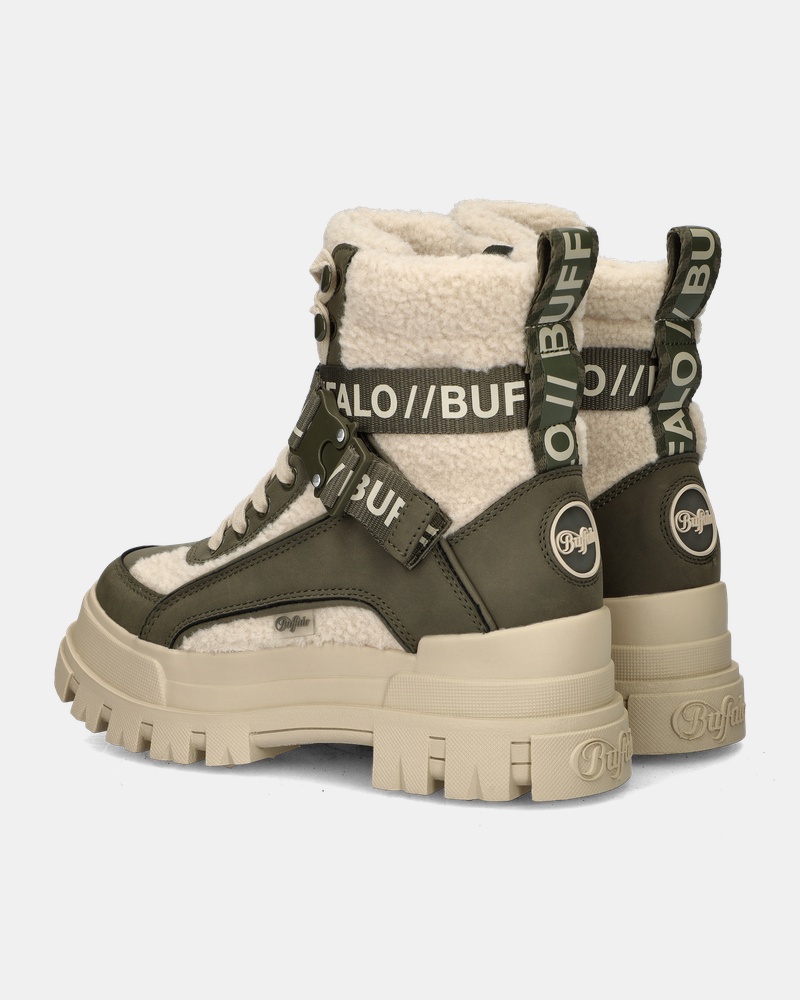 Buffalo Aspha Combat Mid Warm Veterboots  - groen